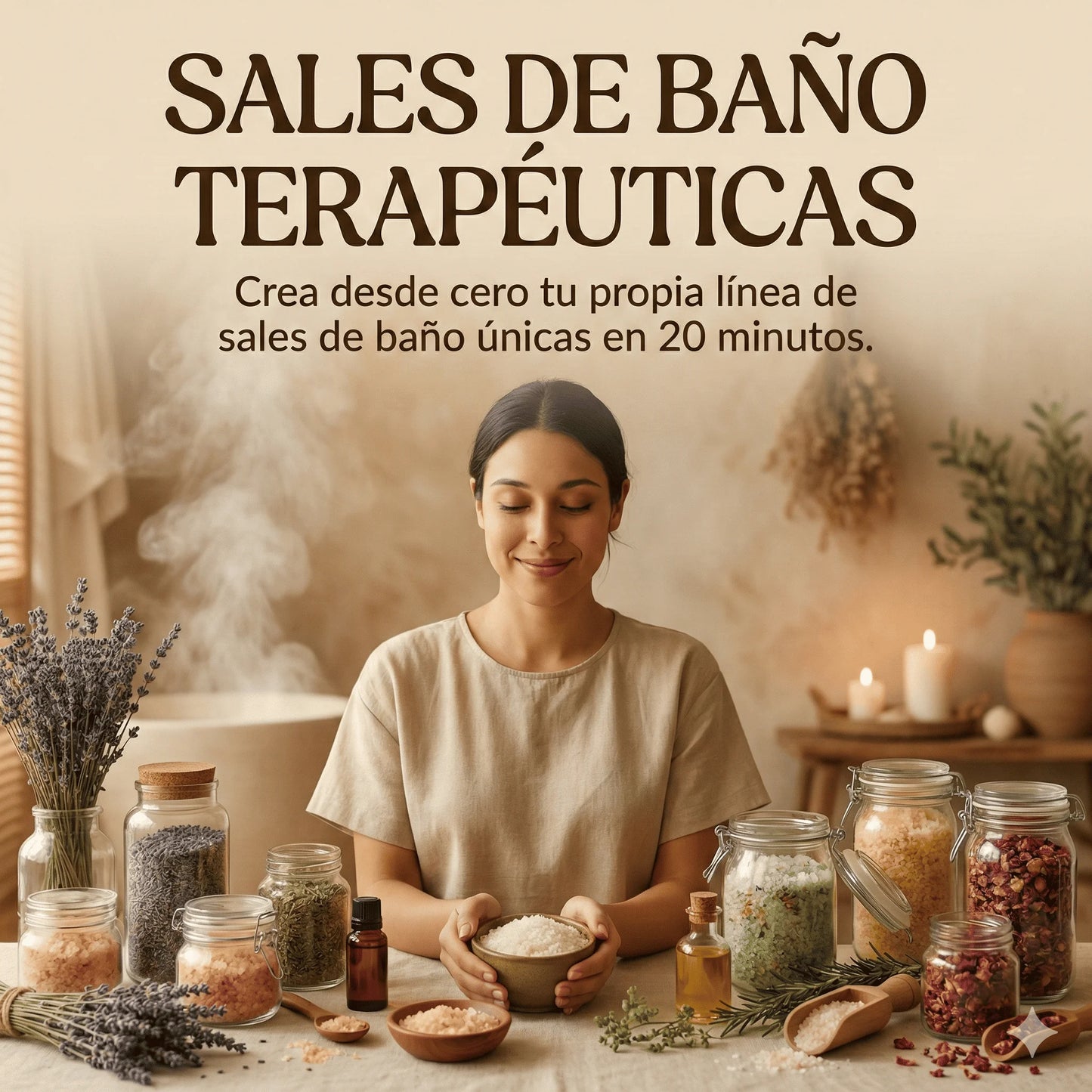 Sales de Baño Terapéuticas: 30 fórmulas maestras de bienestar. ¡Emprende con Bienestar!