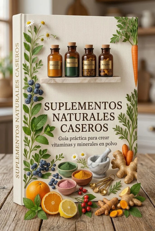 Suplementos Naturales: Transforma frutas y hierbas en vitaminas concentradas listas para consumir durante meses