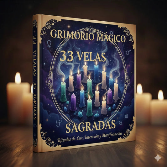 33 Velas Sagradas: 33 rituales específicos para activar la abundancia, el amor y la protección.