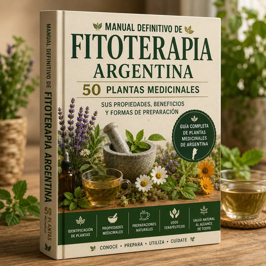 Manual definitivo de Fitoterapia: +50 PLANTAS MEDICINALES DE ARGENTINA